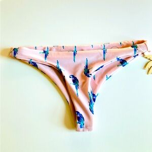 NEW macaw parrot print California bettinis bikinis